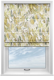 Cottonopolis, Honeydew - Twist&Fit Roman Blind